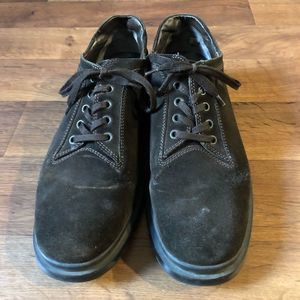 Tods Mens Shoes Suede Dark Green Size 8 Lace Up Good used condition